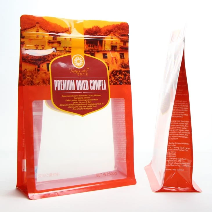Ziplock Food Bag With Clear Window
