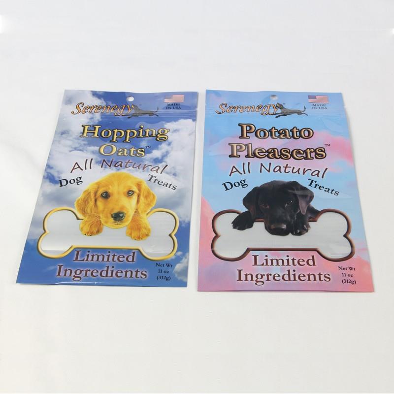 Krmivo na balení krmiv pro domácí zvířata Pet Food Packaging Bag With Zipper Dog Food Bags