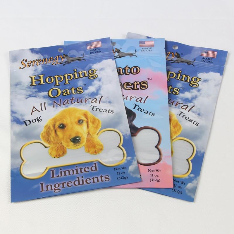 Krmivo na balení krmiv pro domácí zvířata Pet Food Packaging Bag With Zipper Dog Food Bags