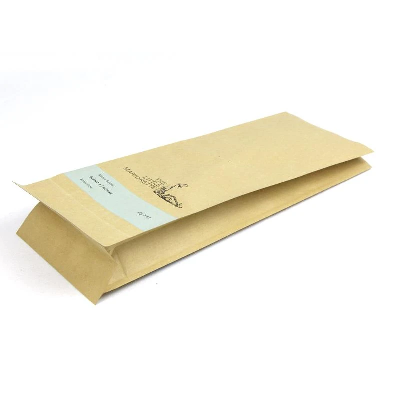 Kraft Paper Aluminum Foil Bag s ventilem 8 bočně utěsněný Kraft Paper Aluminium Foil Bag With Valve 8 Side Sealed