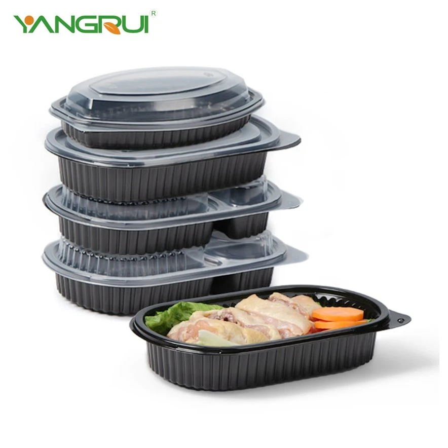 oval disposable food container