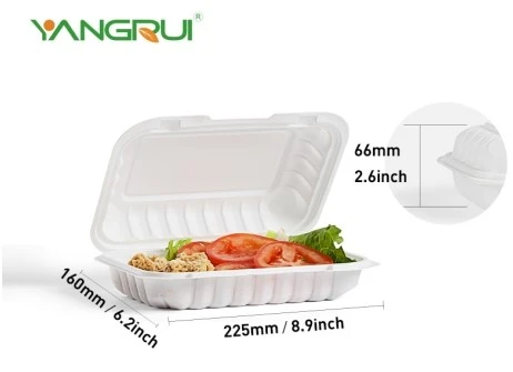 MFPP White Take out lunch box