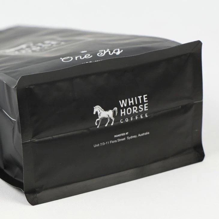 Aluminium Foil Coffee Bag With Valve 8 Side Sealed