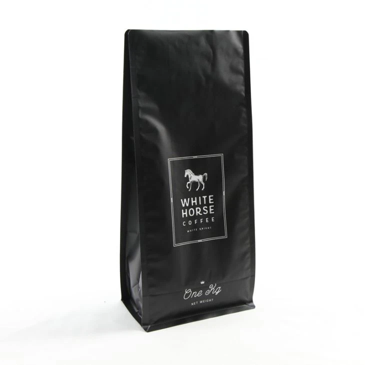 Aluminium Foil Coffee Bag With Valve 8 Side Sealed