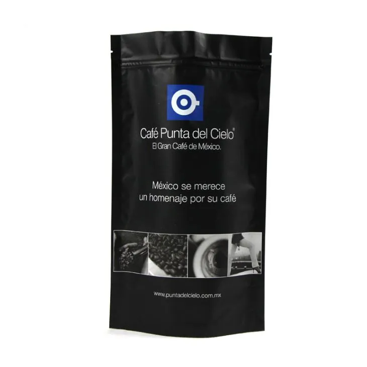 Hliníková fólie postavit se kávový zip pouzdra