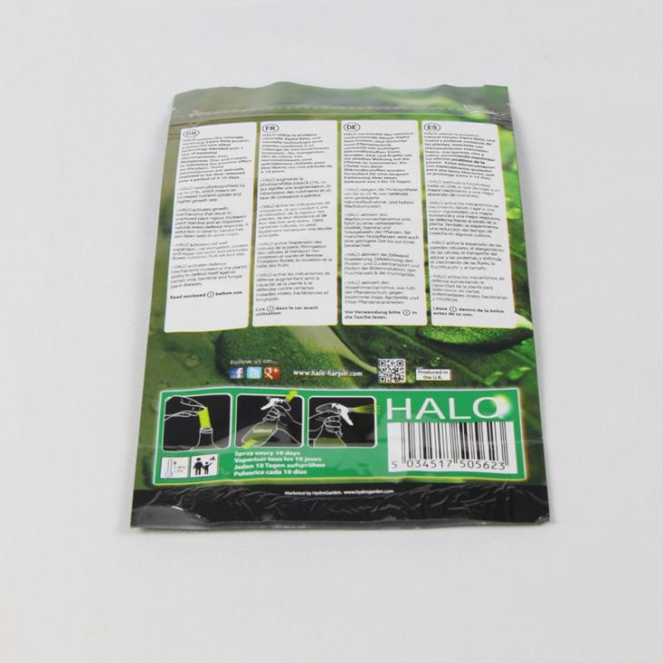 aluminum foil zipper bag