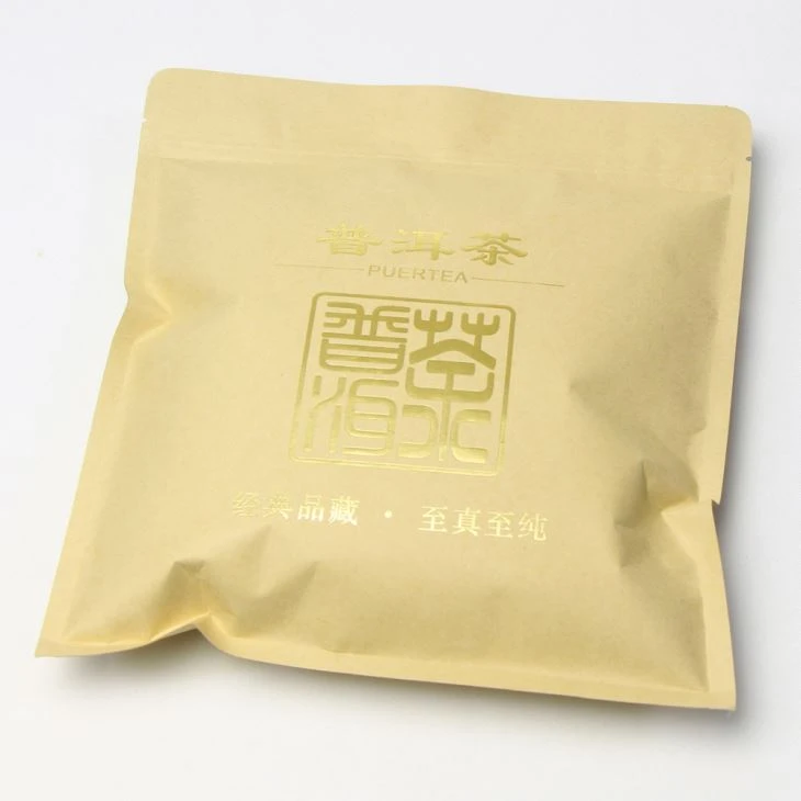 tea bag with zipper