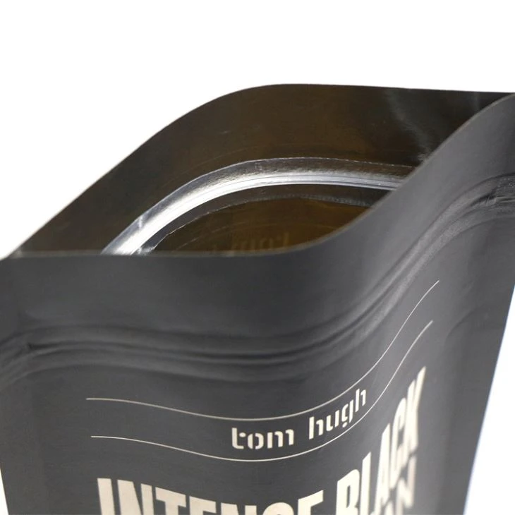 Kraft Paper+VMPET Standing Up Pouch With zipper