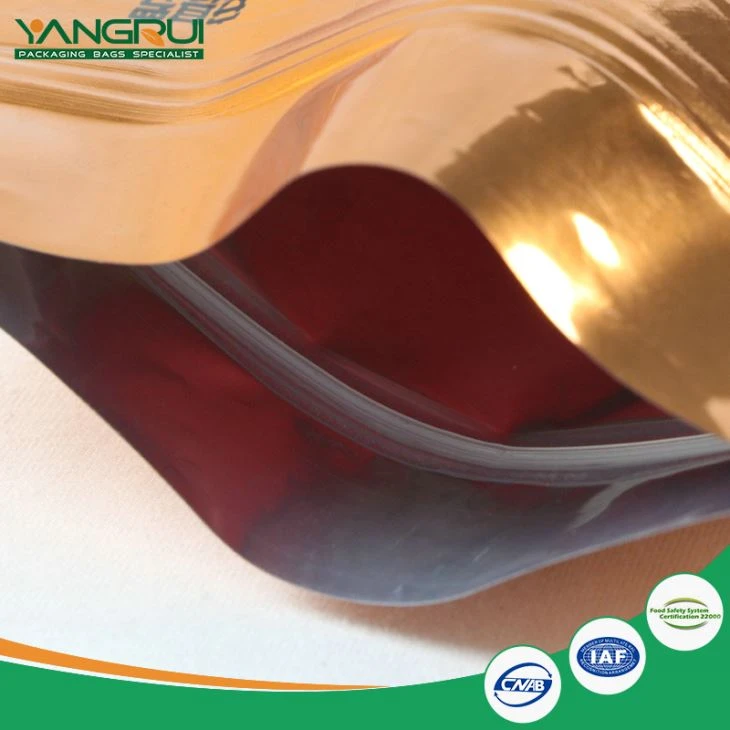 zipper lock eight side sealed bag
