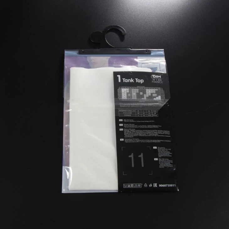 self-adhesive garment opp bag