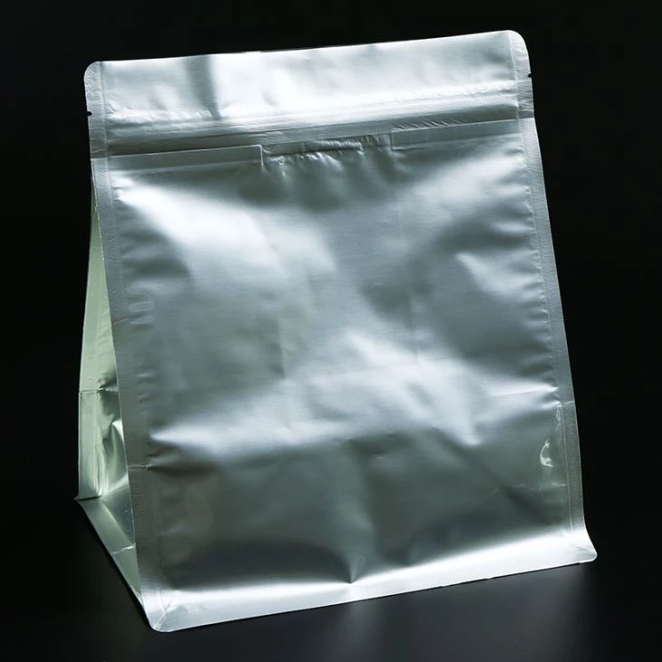 Aluminum Foil Zipper Boxpouch For Hot Liquid Water