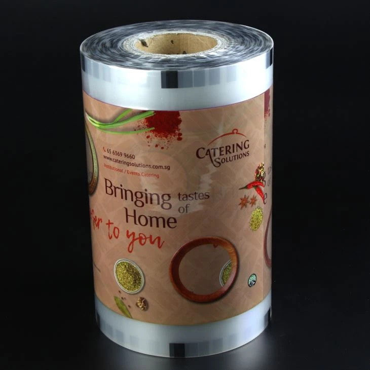 Custom Design Printing Logo Hot Sealing Film For Food Container