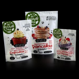 Custom Design Stand Up Plastic Food Packaging Pouch With Zipper Lock