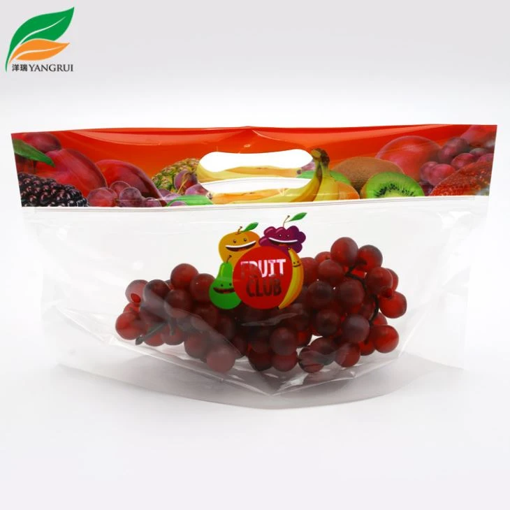 Fresh Vegetables Fruit Anti-fog Plastic Packaging Bags With Customized Logo