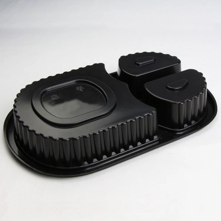 Meal Prep Containers 3 Compartments Disposable Lunch Box