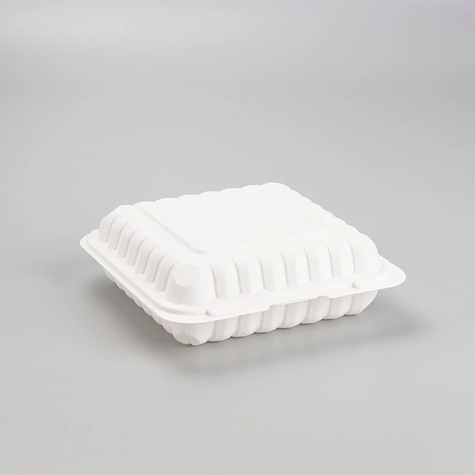 Factory Price 9x9 Inch Disposable Clamshell Food Take Away To Go Containers Microwavable Lunch Box For A Whole Chicken