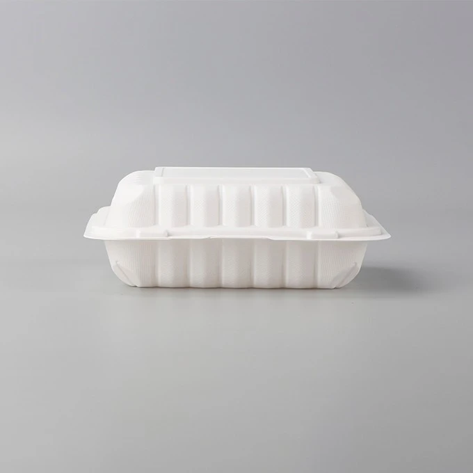 Factory Price 9x9 Inch Disposable Clamshell Food Take Away To Go Containers Microwavable Lunch Box For A Whole Chicken