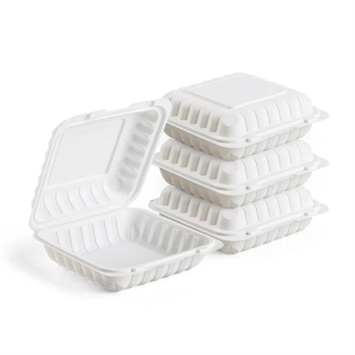 Tovární cena 9x9 palců jednorázové véčko jídlo Take Away To Go kontejnery Mikrovlnná obědová krabička pro celé kuře