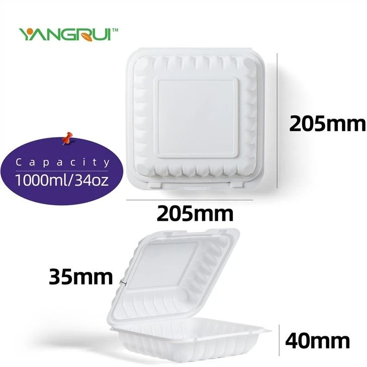 Hinged Microwaveable Food Containers