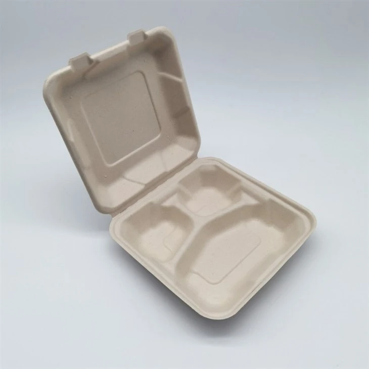Paper Pulp Food Container Clamshell
