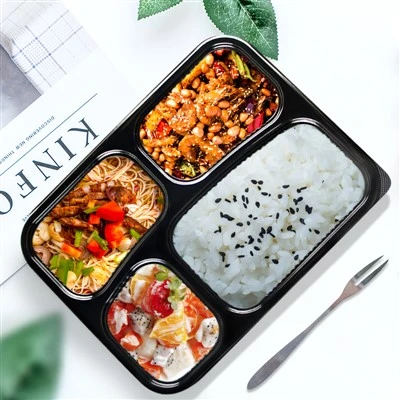 Bento Lunch Box Jednorázová černá 4 srovnání