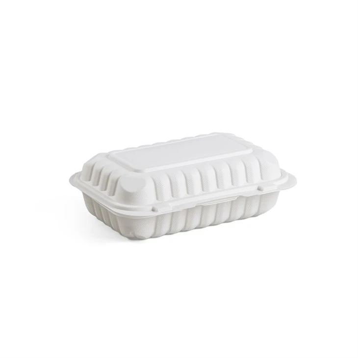 White Clamshell Food Containers