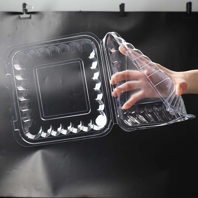 8 Inches Hinged Food Containers