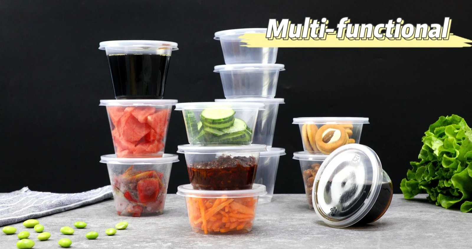 Portion Cups with lids Portion Cups with lids