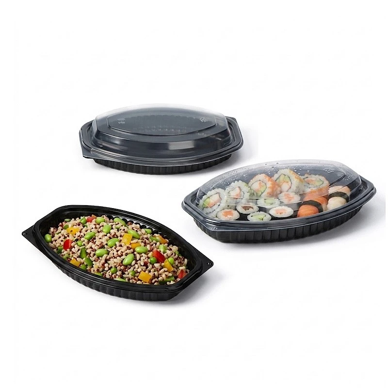 oval takeout boxes