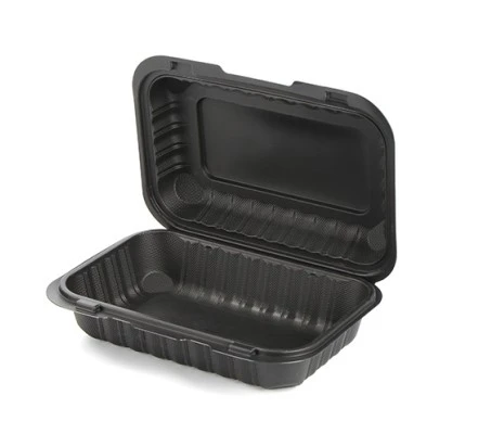 11110001129x6 Black and White 9x6 Inch Food Box