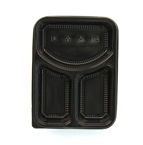  Leak-proof 3 compartment Food Prep Container