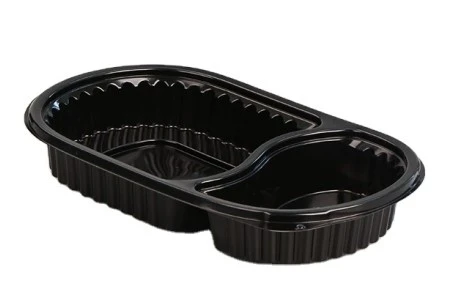 Oval 2 compartment Food storeage box Oval 2 compartment Food storeage box