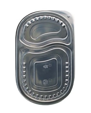 33318 Oval 2 compartment Food storeage box 33318 Oval 2 compartment Food storeage box