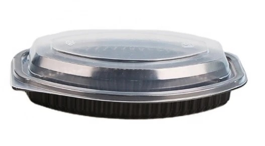 Oval PP plastic food containers with lid