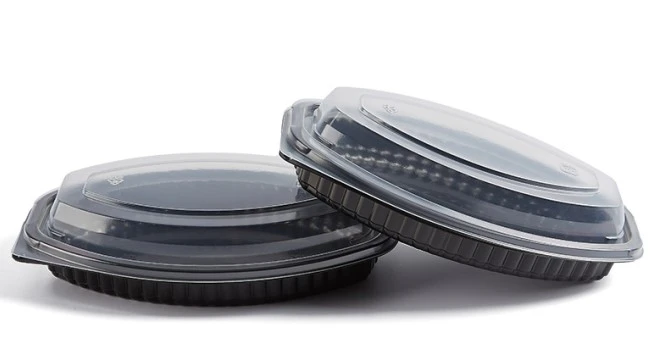 Oval PP To Go Container 02202 12oz PP oval to go container