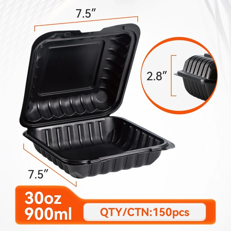 black to-go boxes