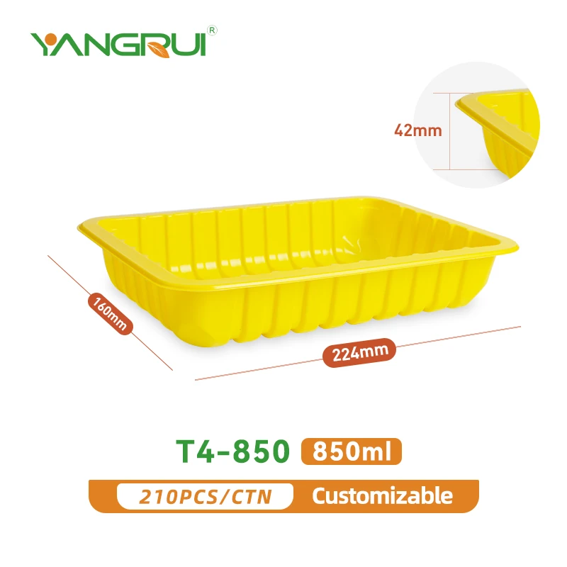 custom plastic food tray