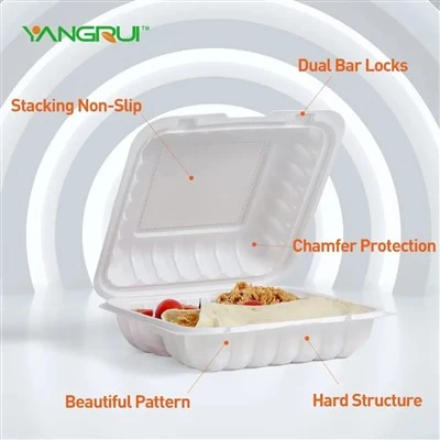 8 Inch Clamshell To Go Container 8 Inch Clamshell To Go Container