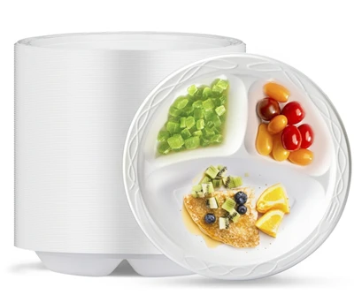 Černá a bílá MFPP kulatá deska