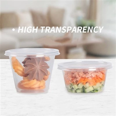 Black Plastic Round Bowl