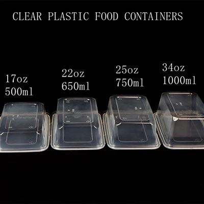 Clear Plastic Food Containers